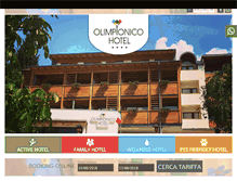 Tablet Screenshot of olimpionicohotel.com